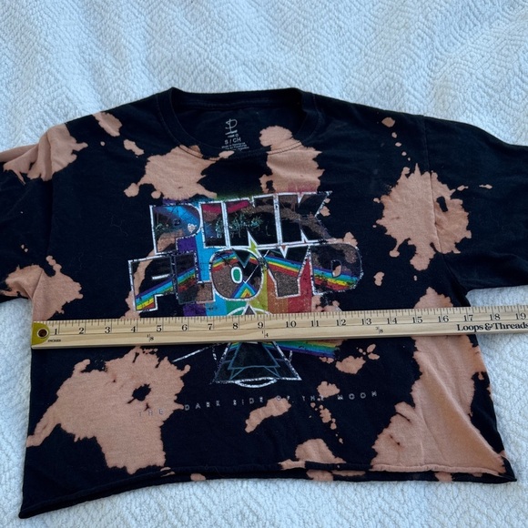 Pink Floyd Black and Tan Graphic Tee Sz S - Picture 3 of 5